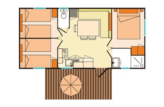 Mobil Home Sgb La Boissiere-de-Montaigu Exteriör bild